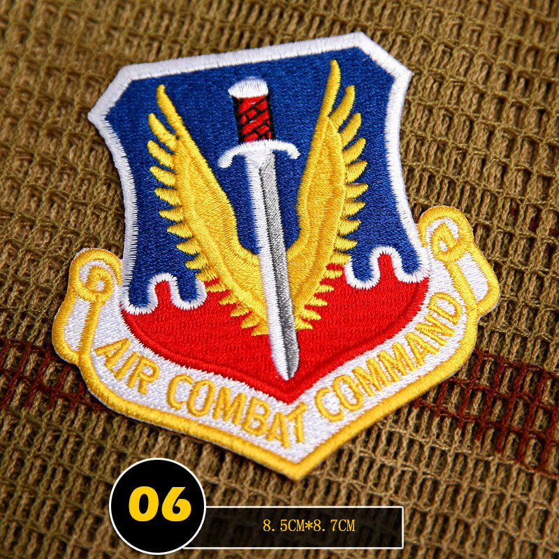 Military Patch Colored Us Air Force Usaf Air Combat Command Insignia