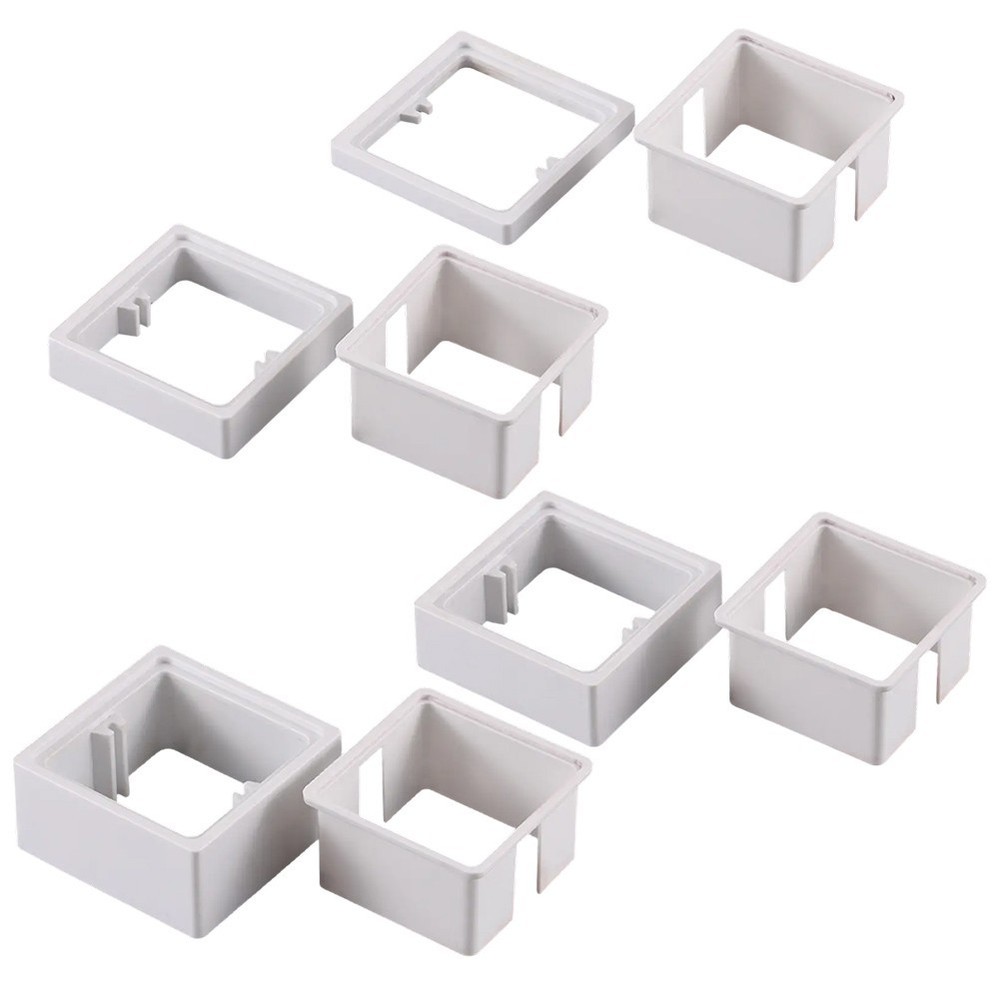 Electrical Box Extender Set with Auxiliary Gaskets and Mounting Hardware