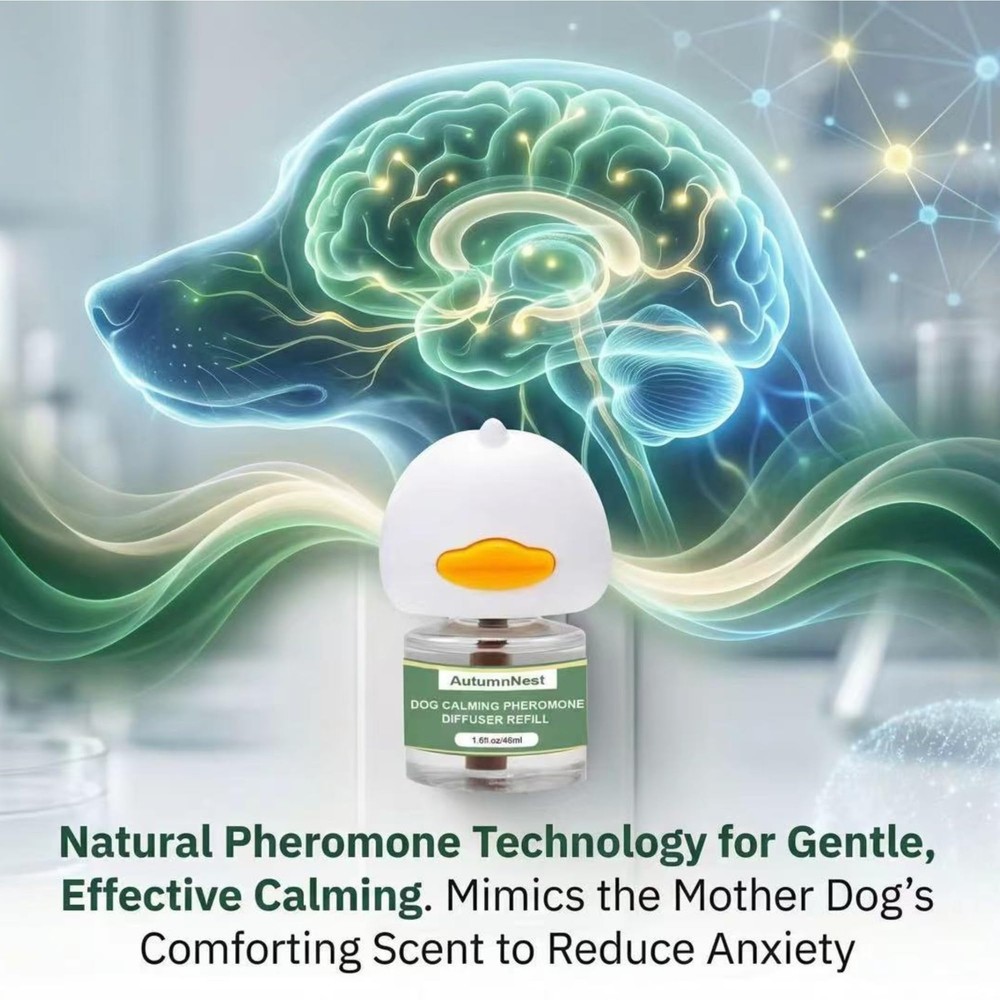 8-in-1 Calming Diffuser for Dog – Pheromone-Based Dog Anxiety Relief, 2 Plug-...
