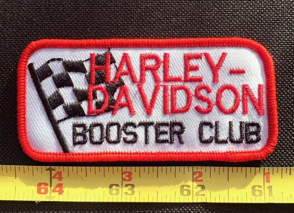 Vintage Harley Davidson Biker Sew On Racing Patch