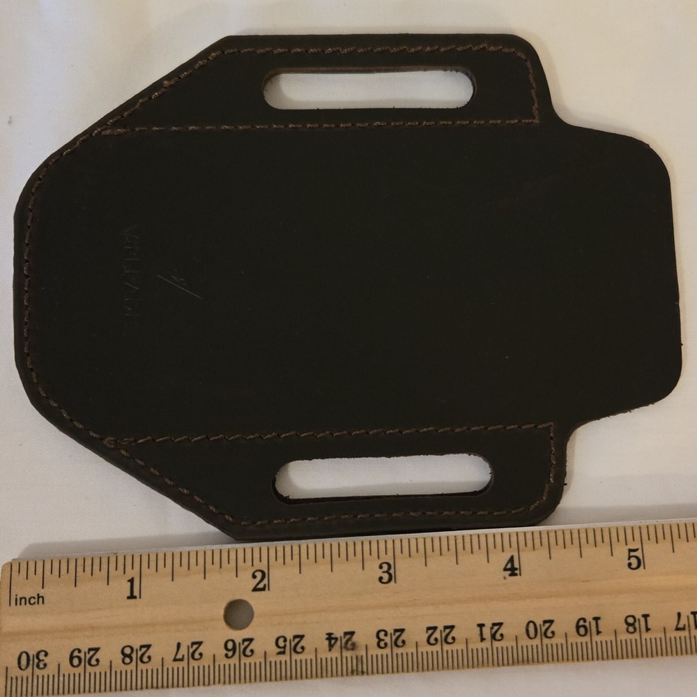 VIPERADE PJ9 Multitool Sheath, Flashlight Holster for Belt, Leather, Black