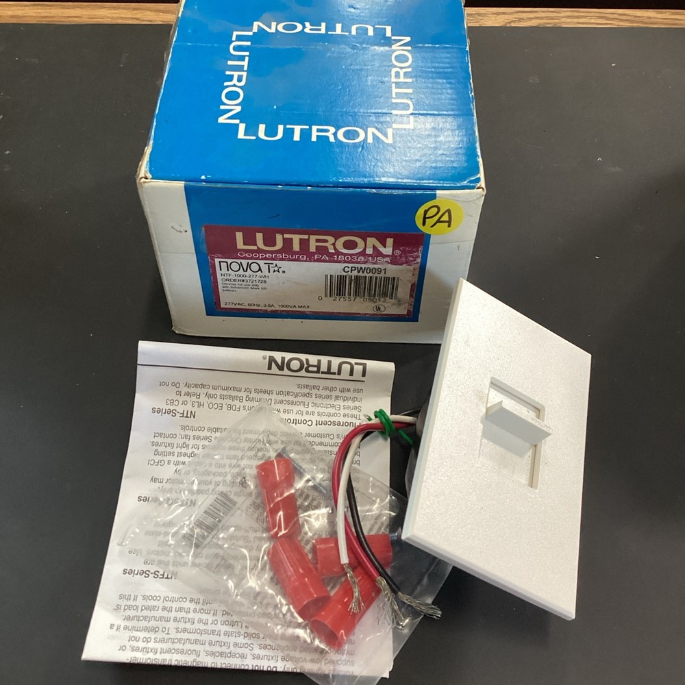 Lutron NOVA T CPW0091 Dimmer Used 🟡