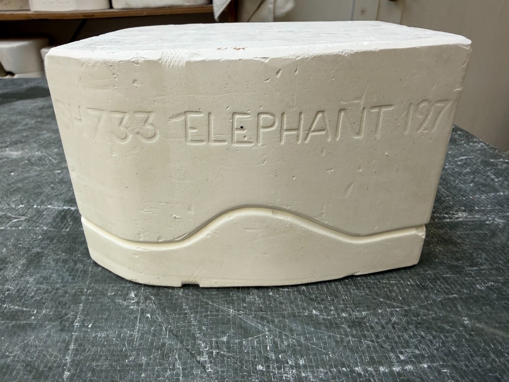 VINTAGE BYRON CERAMIC MOLDS #BH-733 LUMPY THE ELEPHANT