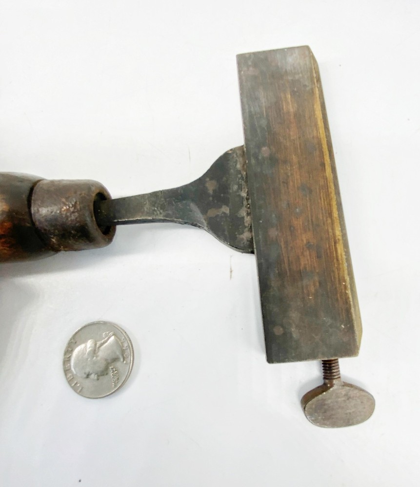 Antique 19th c Bookbinders type set holders & tools V. Petibon Paris binding