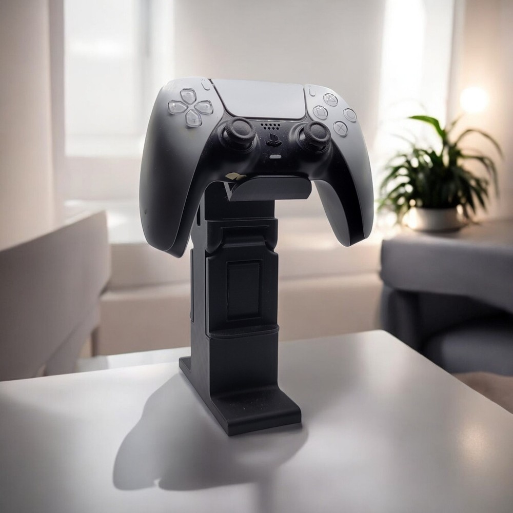 Universal Gaming Controller Tower | Controller Stand & Headphone Hanger - Cu