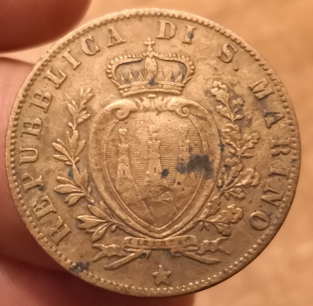 5 Centesimi 1894, San Marino, Ref. 3866