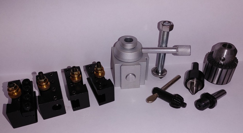 Sherline Lathe Quick Change Tool Post and Tooling Package "NEW" w/ parting blade