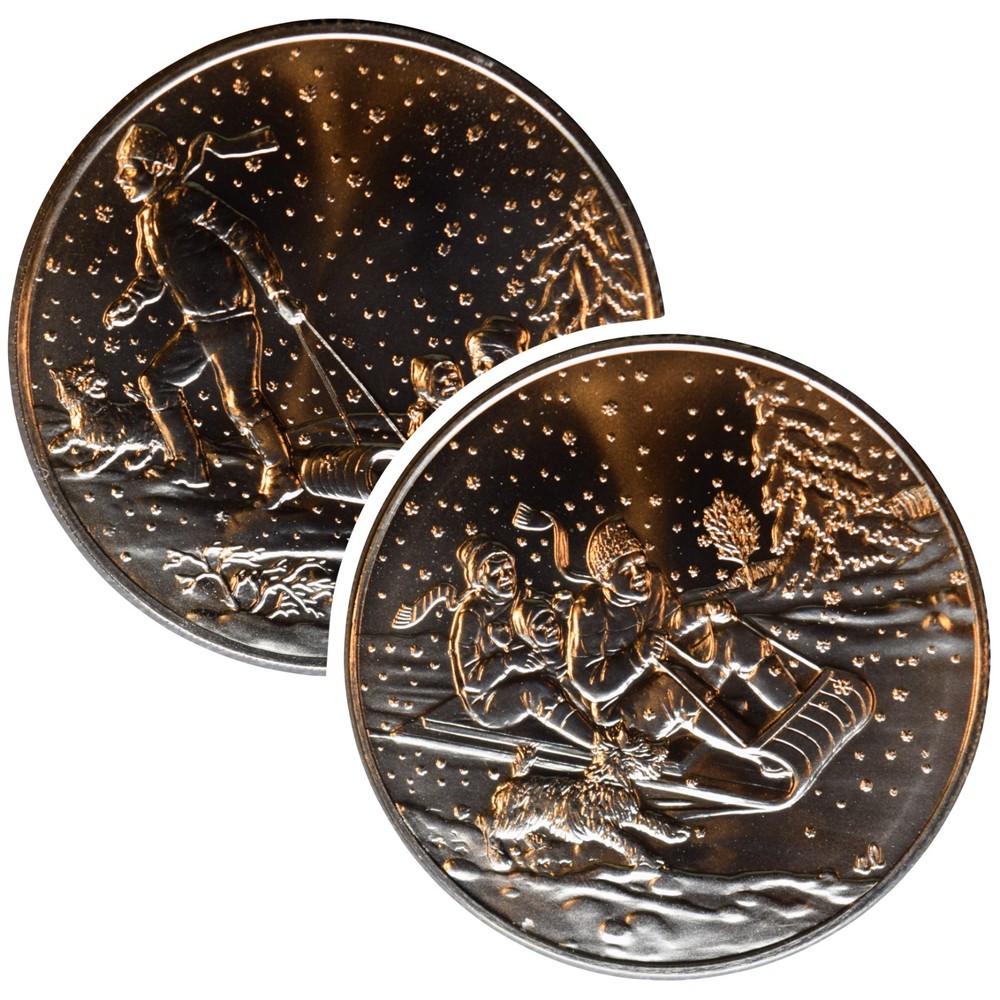 Christmas Themed Medal