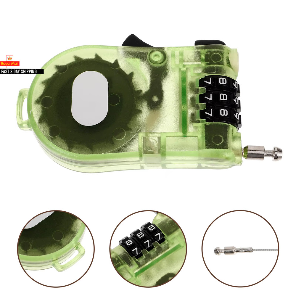 Anti-Theft Lock Skiing Boost Snowboard Cable Coded Safety Locks