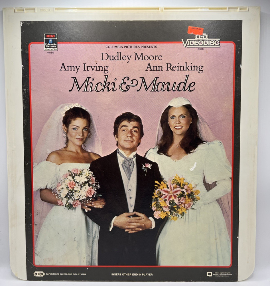 Micki & Maude RCA CED SelectaVision VideoDisc