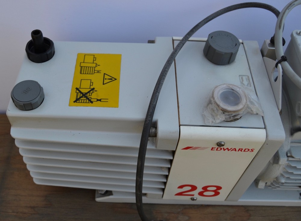 Edwards E2M28 Rotary Vane Vacuum Pump 1PH Dual Stage
