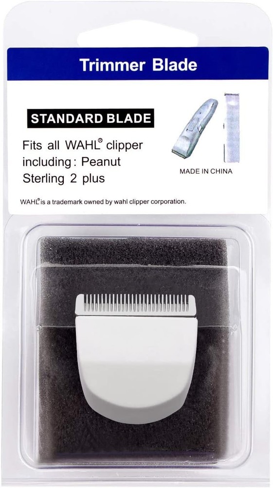 2PCS White Professional Clippers/Trimmers Snap On Replacement Blades Compatib...