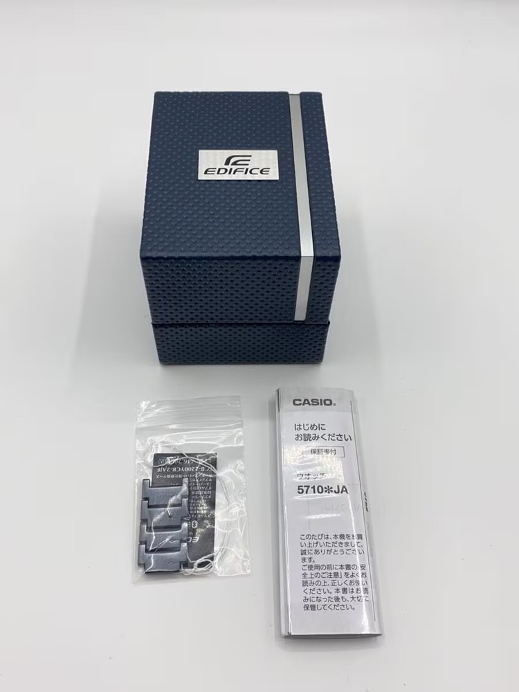 CASIO Solar Watch EDIFICE Analog BLU