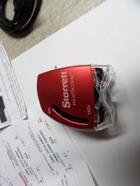 STARRETT Kinescope-IR-Vlink Hand Held Video Microscope New