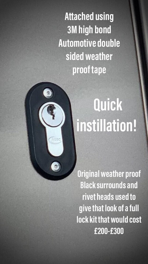 Renault Master Dummy Van Door Lock Security Lock Deadlock X2 Theft Deterrent