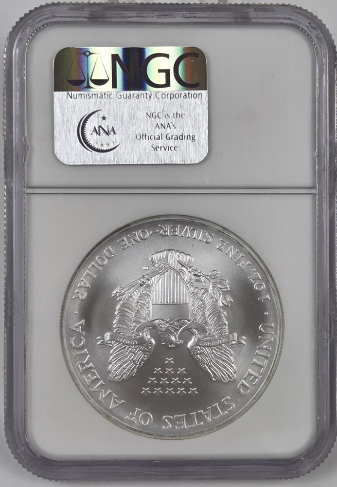 2004 Eagle S$1 MS 69 NGC Brown Label