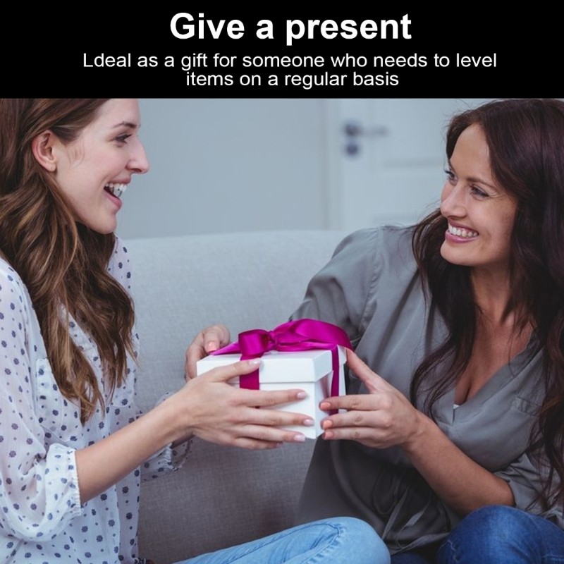 Essential Leveling with Clear Housing & Precisions Liquid Small Leveling Tool