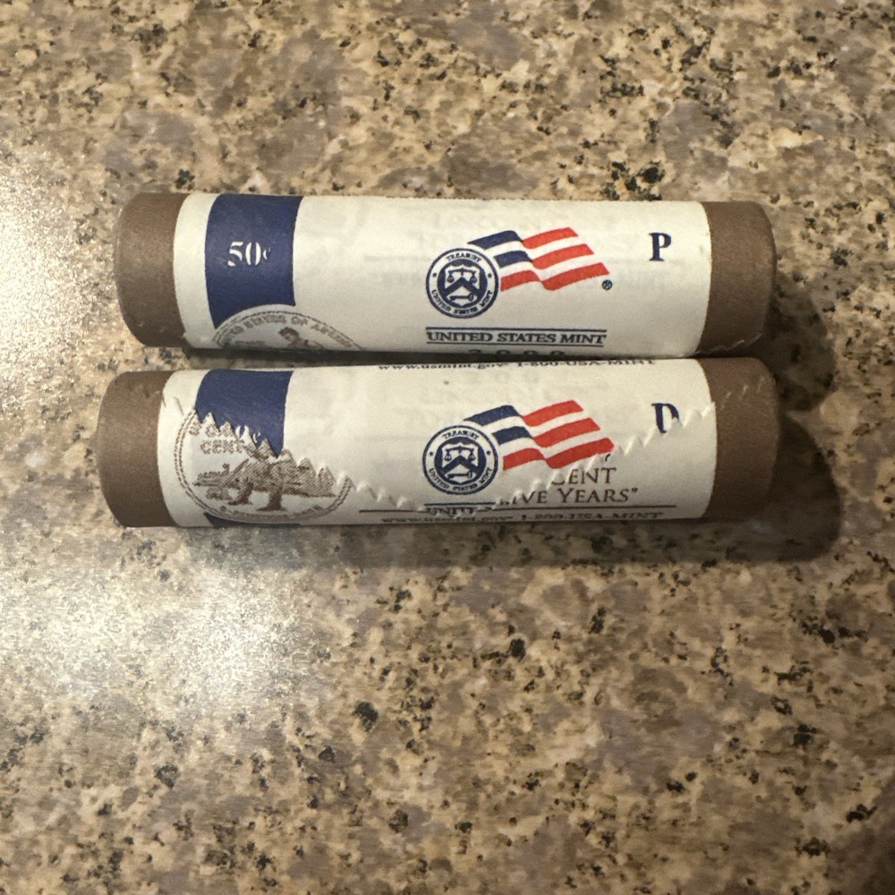 U.S. Mint 2009 P & D Lincoln Cent Rolls Formative Years 2 Roll set