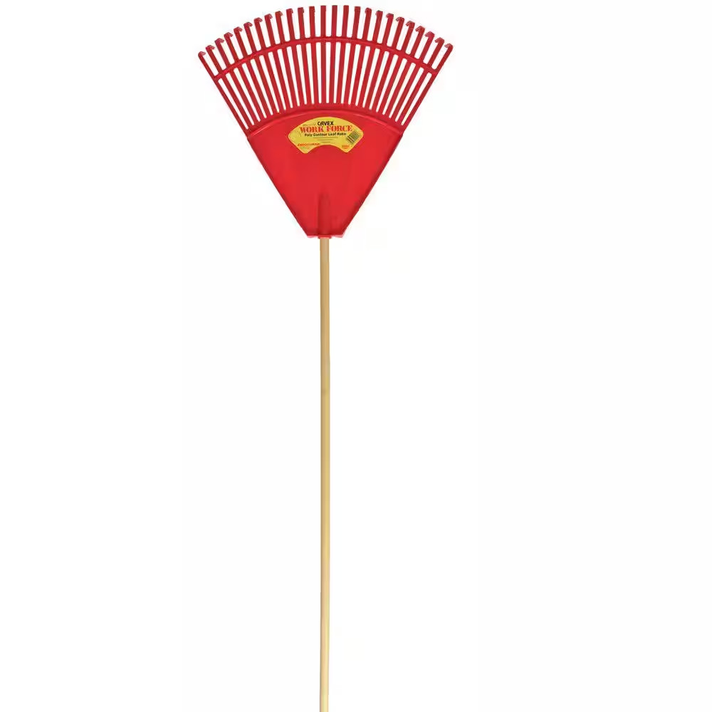 Cavex Series 24 In. 25-Tine Poly Leaf Rake