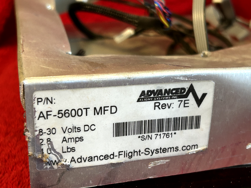 ADVANCED FLIGHT SYSTEMS AF-5600T MFD PARTS
