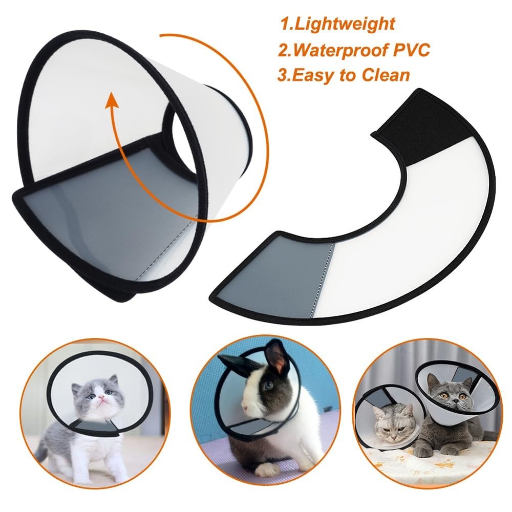 Vivifying Small Cat Cone Collar Adjustable Recovery