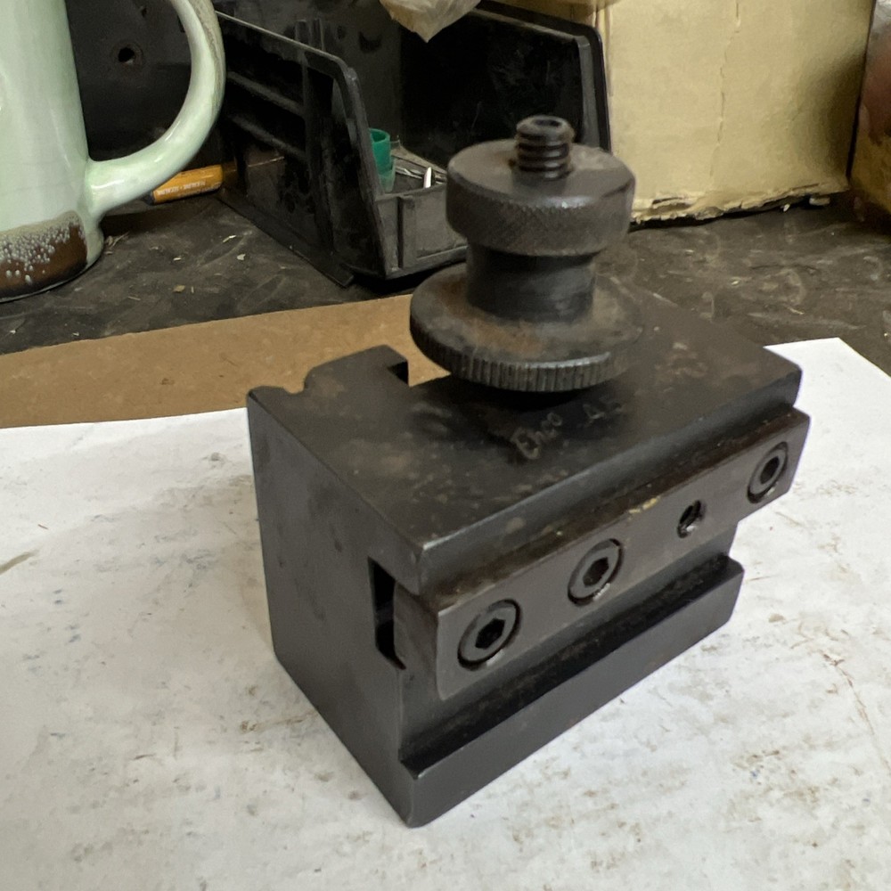 Enco 45 E Quick Change Tool Post Holder Block Wedge Turning Tool