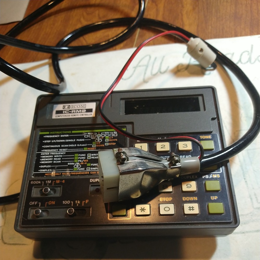 IC-RM2 COMPUTERIZED REMOTE CONTROLLER FOR USE IN TRANSCEIVERS ICOMS IC-701 VERY
