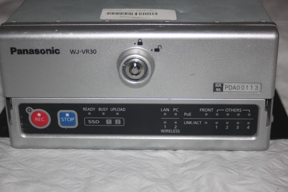 Panasonic Arbitrator WJ-VR30 Video Processing Unit Recording Front End Software