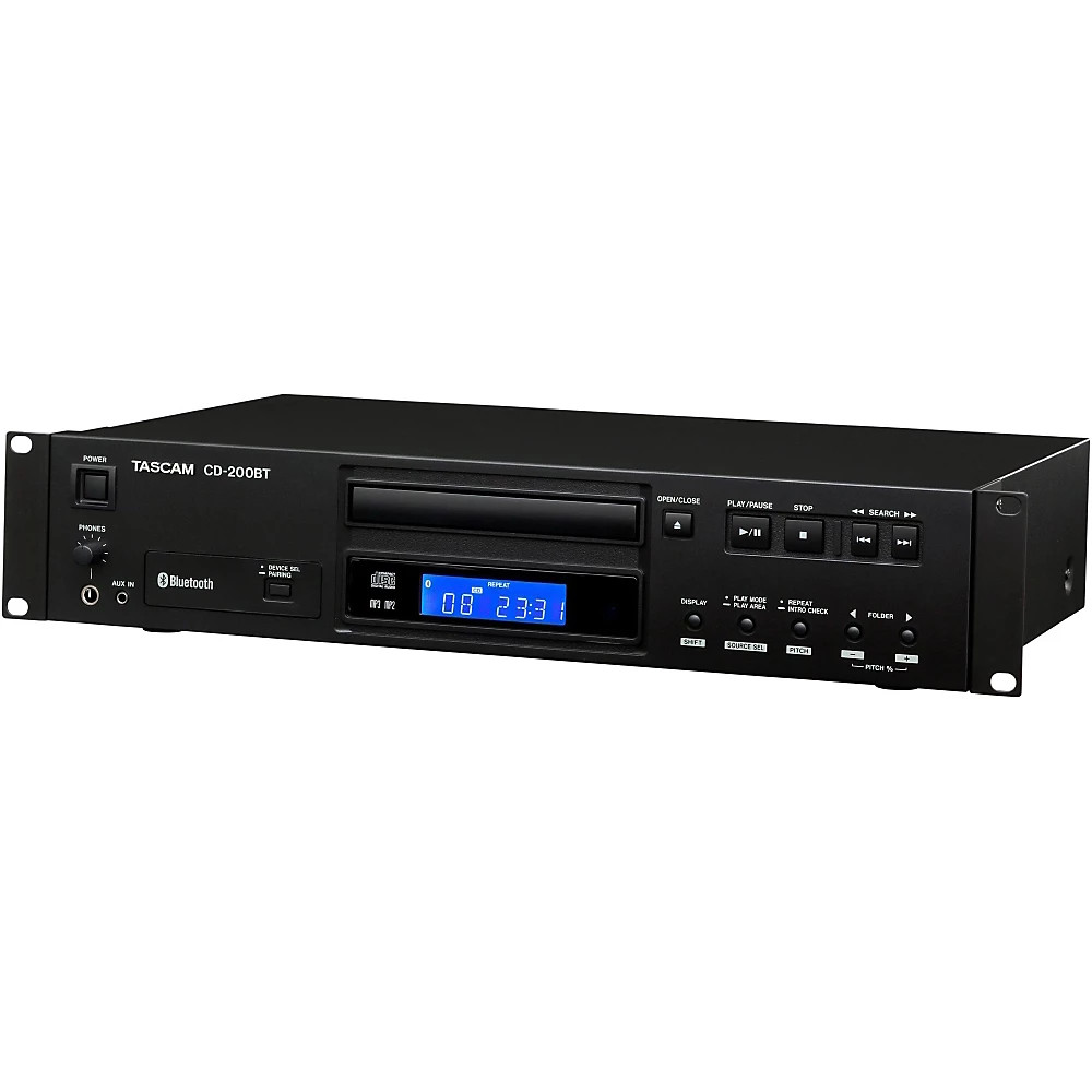 Tascam CD-200BT Professional CD Player with Bluetooth Receiver