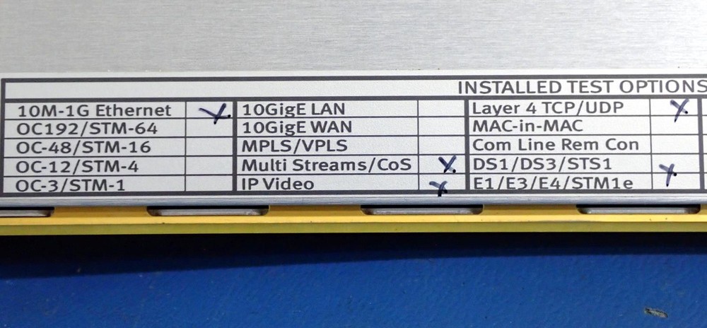JDSU MSAM C0400 4G MultiServices Application Module