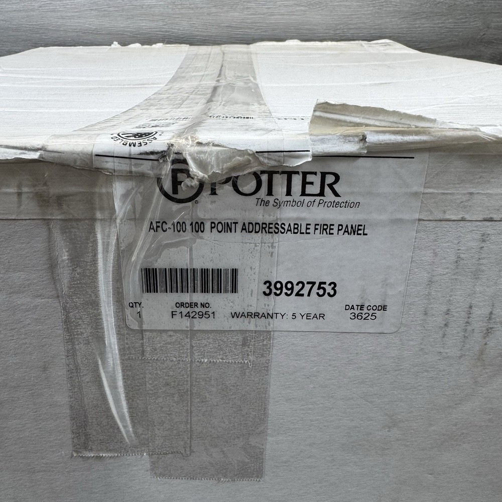 Potter AFC-100 Fire Alarm Panel - New Open Box