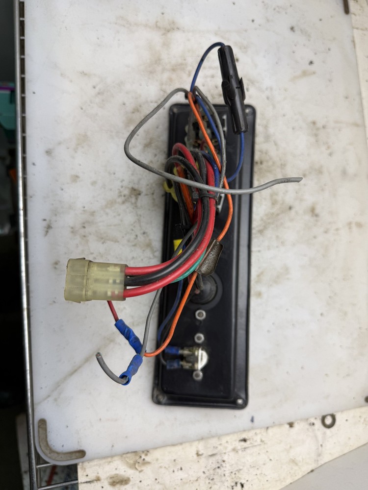 Front Flush Mount Trolling Motor Control Panel