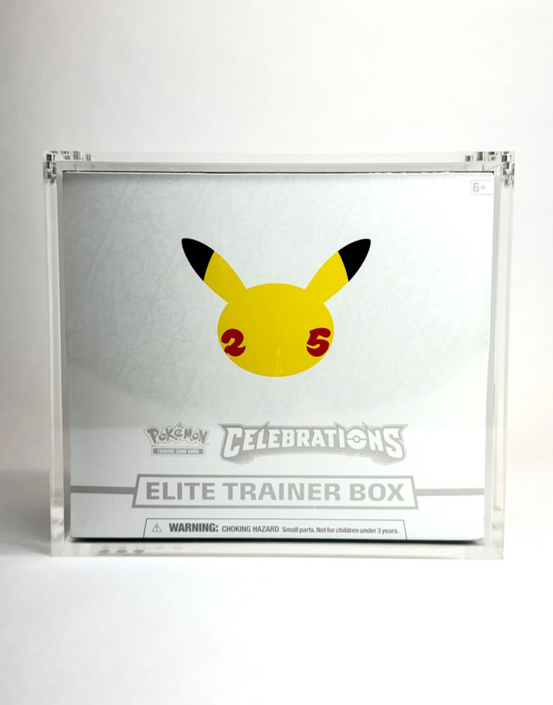 Elite Trainer Box Acrylic Case | Premium UV Resistant Display Case