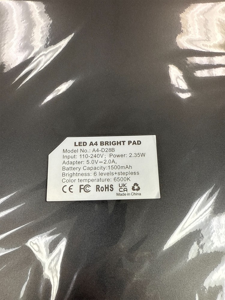 A4 bright pad