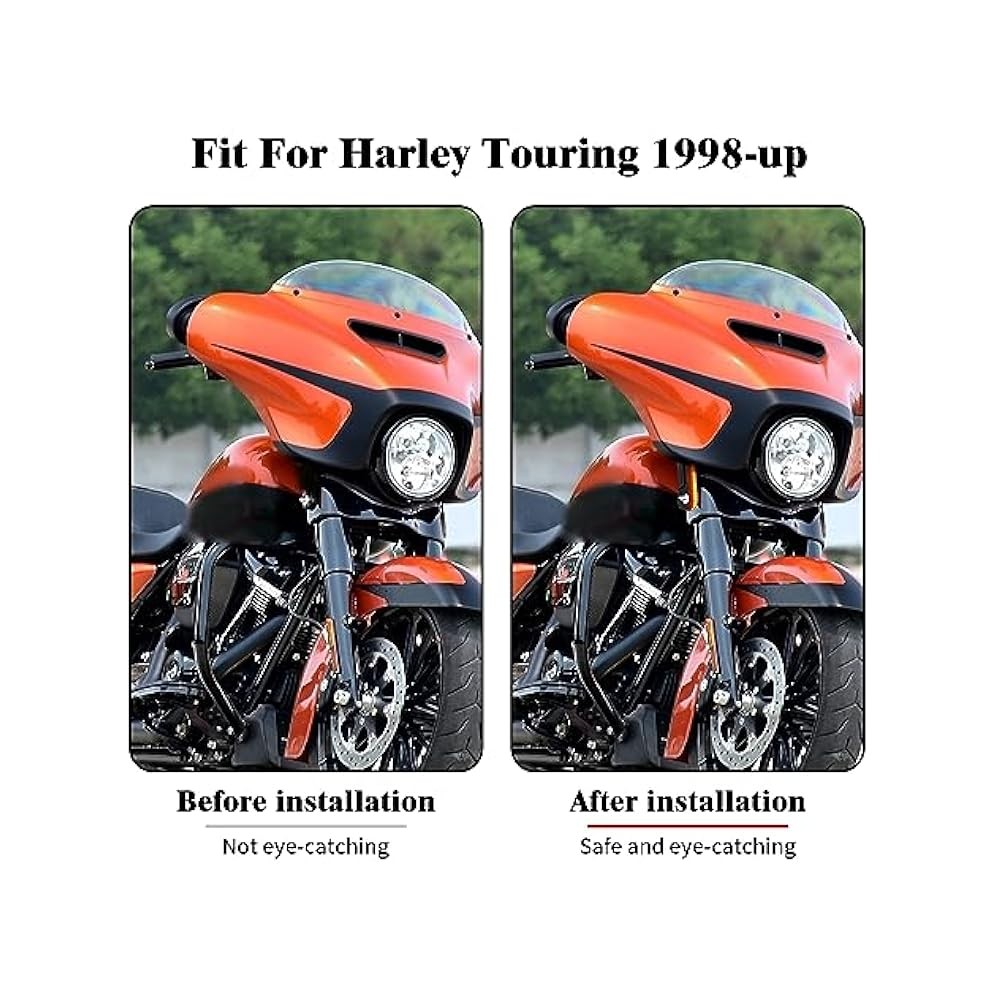 For Motorcycle k Mounted LED Lights, 1998,2025 Models, Dual Function Running