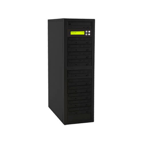 10 Target 24x DVD CD Duplicator Burner Multiple Disc Copier Add Copy Protection