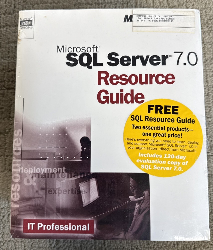 Microsoft SQL Server 7.0 Resource Guide & System Administration Training Kit New