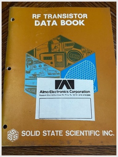 Solid State Scientific RF Transistors Data Book 1973 - Specs Applications & More