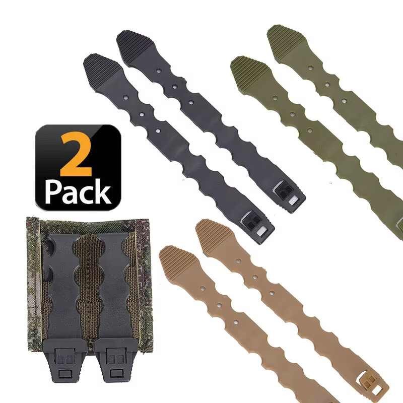 Tactical Malice Clips Strap Buckle Quick Release Strip Molle Clips 2PCS