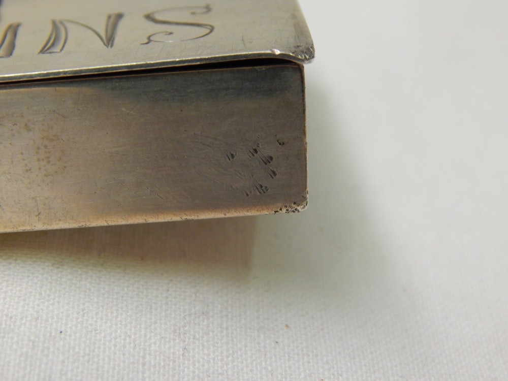 Vintage Baby's Pin Sterling Box