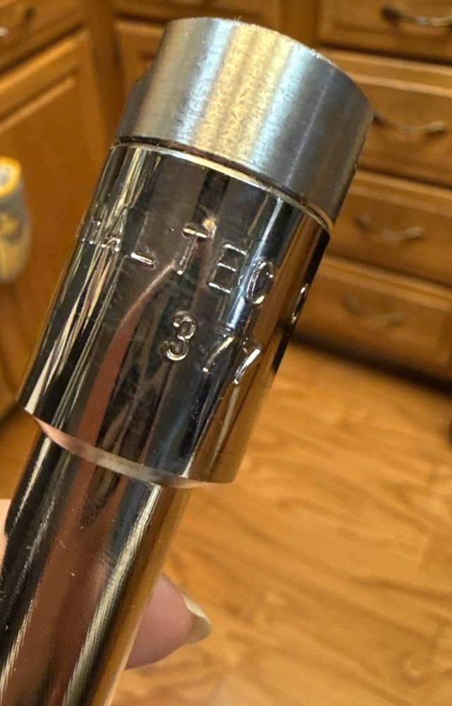 Haltec 377 Large Bore Lock On Air Chuck Solid Brass Core for Large Valves