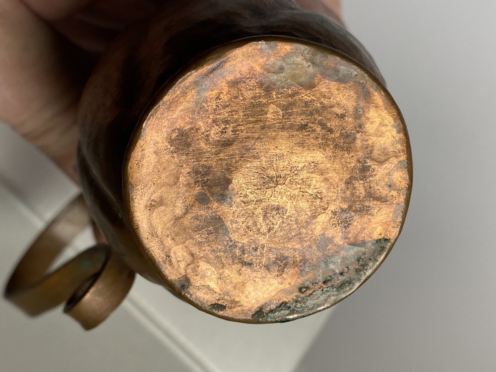 Hand Hammered Copper Pitcher 4”