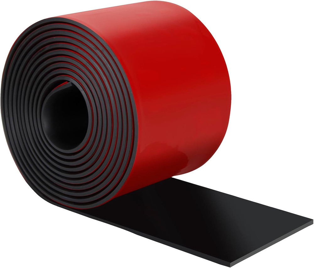 Self Adhesive Rubber Strips, Solid Neoprene Rubber Sheets Rolls Strips with Adhe