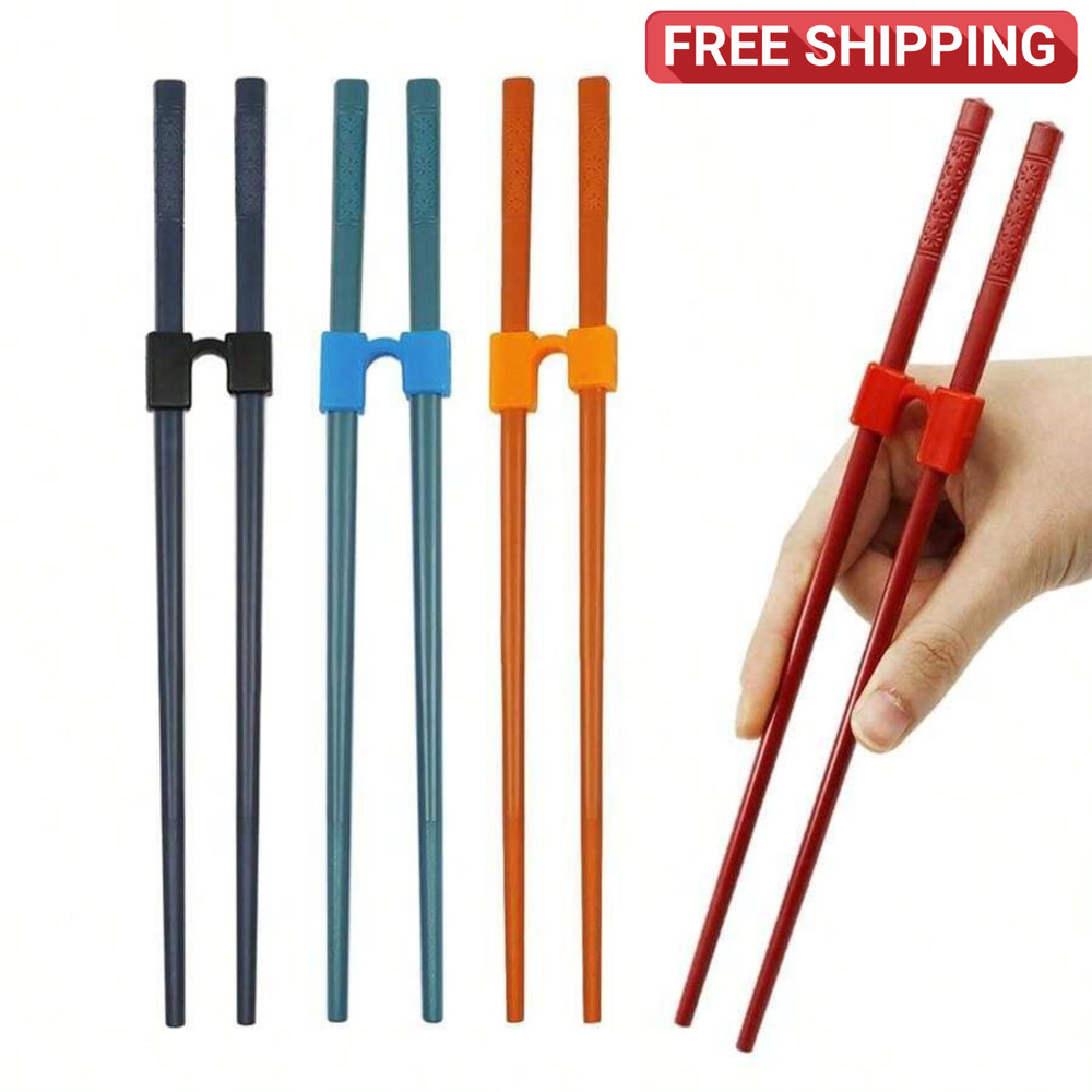5pcs Chopstick Helper Reusable Chopstick Hinges Connector Practice for Beginners