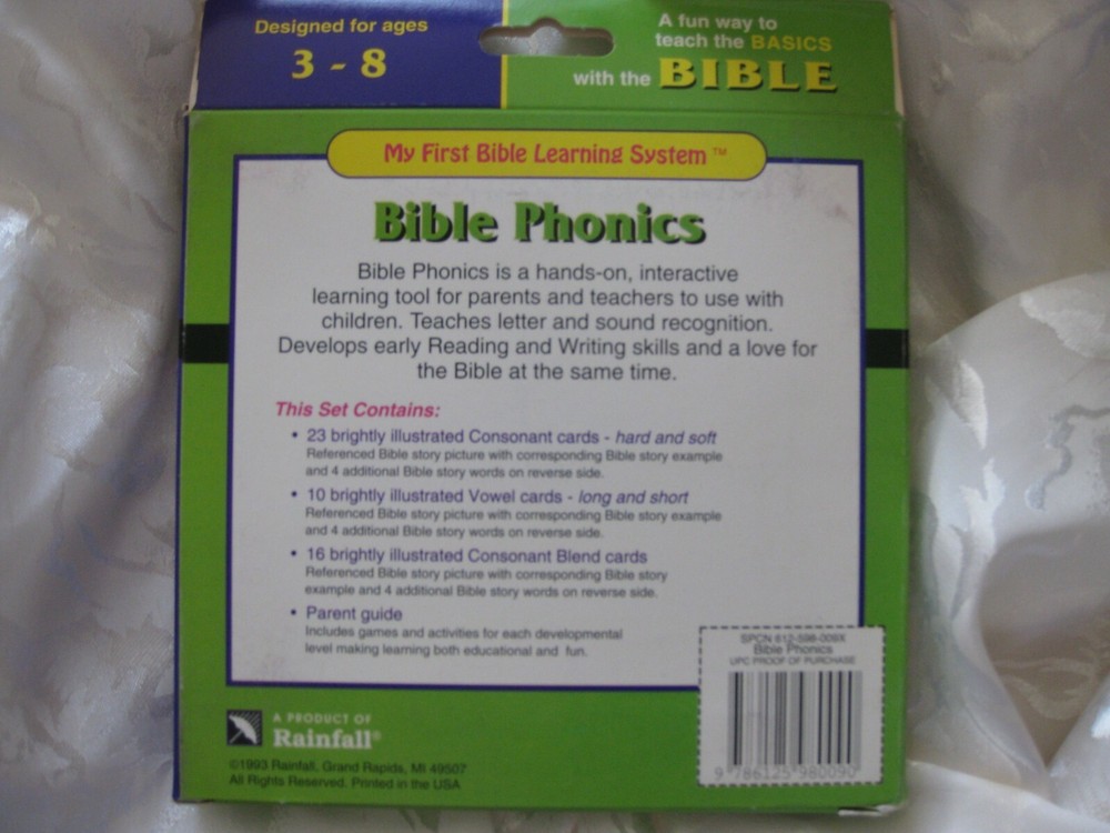 BIBLE PHONICS ~ Ages 3-8+ Vintage Rainfall Educational