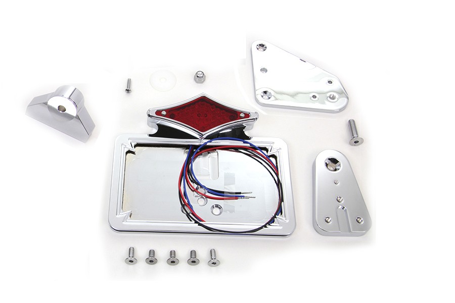 Chrome Tail Lamp Assembly for Harley-Davidson