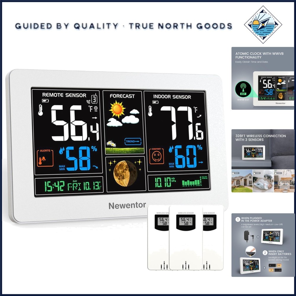 Modern Weather Station with Barometric Pressure and Forecast Functionality