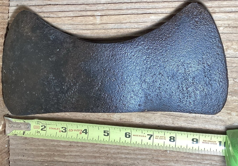 Vintage Axe Head Double Bit Hand Tool 57.45 Ounces Maker Unknown