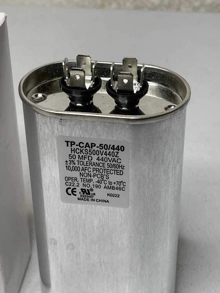 Tradepro TP-CAP-50/440 50MFD 440V Oval Run Capacitor