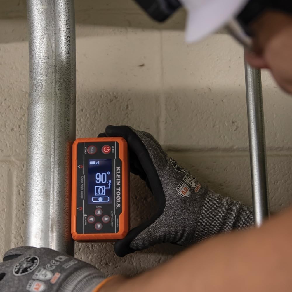Digital Level Angle Finder with Programmable Angles & Strong Magnetic Base